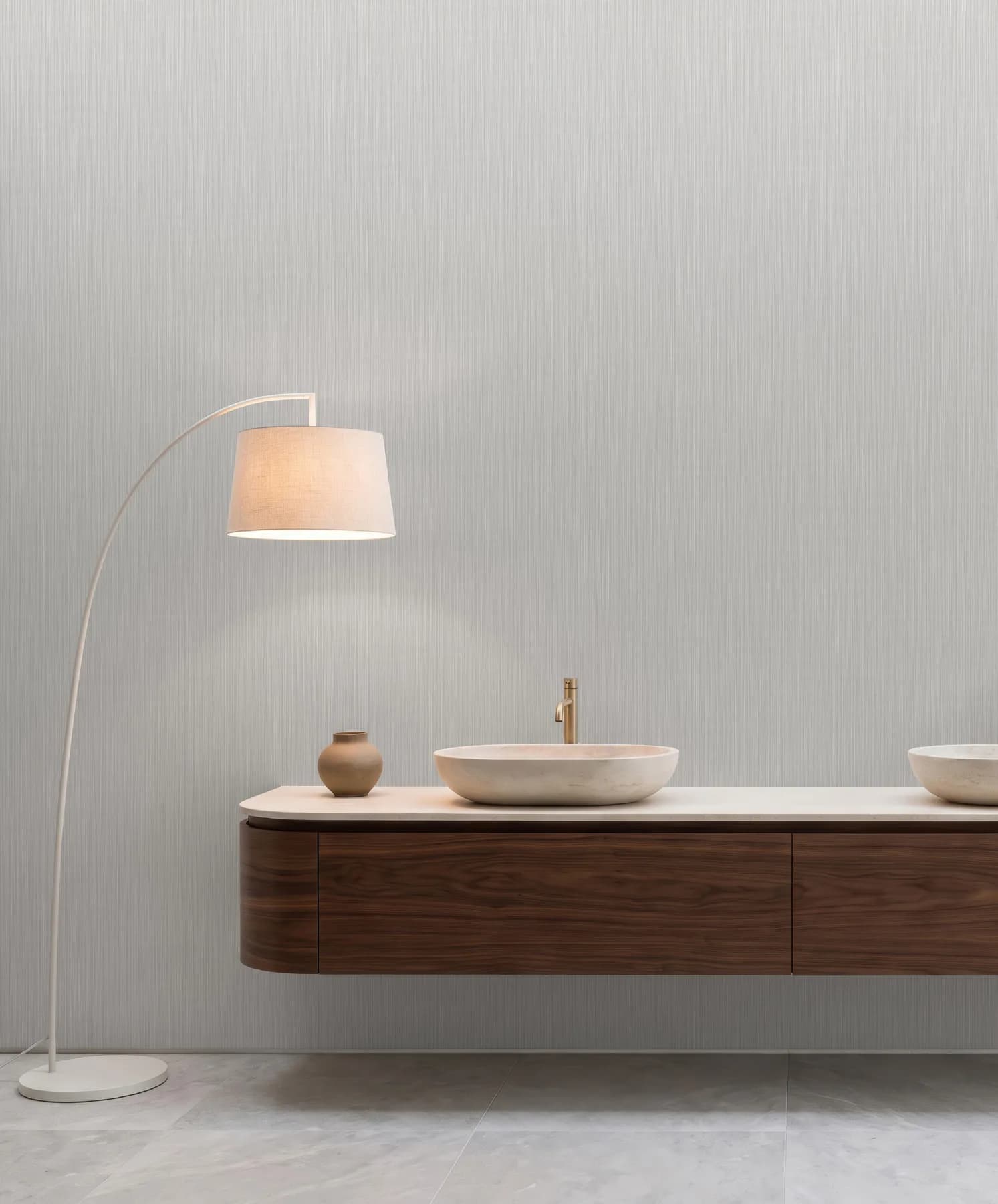 Opus Stria Yoğun Dikey Çizgili Tekstil Duvar Kaplaması, OP46780