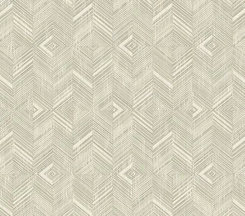 Beta Elmas Geometrik Desenli Duvar Kağıdı, 1107-2 Kum Beji renk, doku yakın plan