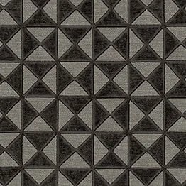 Icon Kum Saati Geometrik Desenli Duvar Kağıdı, 24105-5 Antrasit renk, doku yakın plan