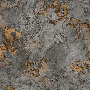 Icon Patina Mermer Görünümlü Duvar Kağıdı, 24109-4 Bakır Gri renk, doku yakın plan