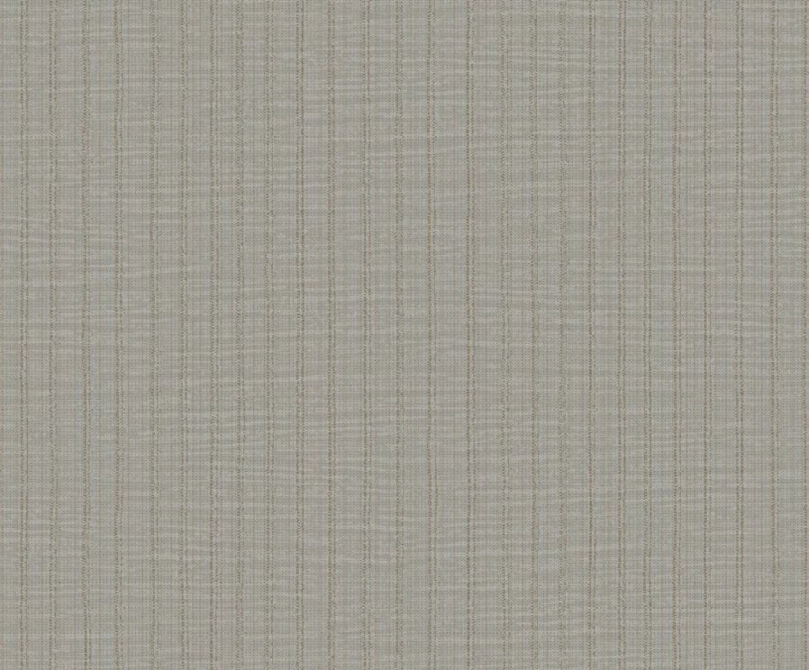 Opus Pinstripe İnce Dikey Çizgili Tekstil Duvar Kaplaması, OP2706 Gri Bej (Greige) renk, doku yakın plan