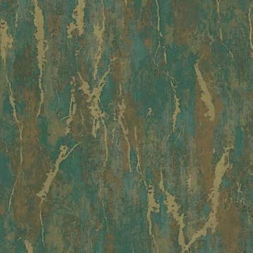 Seven Patina Dokulu Duvar Kağıdı, 7809-4 Zümrüt Yeşili renk, doku yakın plan