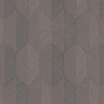 Vera Kristal Geometrik Desenli Duvar Kağıdı, 1501-5 Vizon renk, doku yakın plan