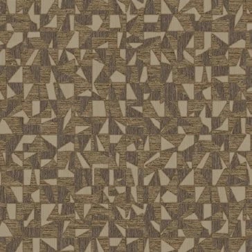 Vera Prizma Geometrik Desenli Duvar Kağıdı, 1512-5 Bronz renk, doku yakın plan