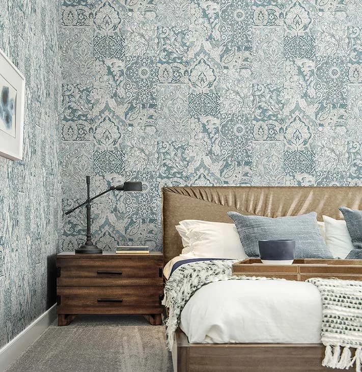 Tropicano Yama Damask Desenli Duvar Kağıdı, 9911-5